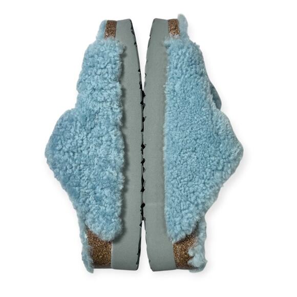 NEW Birkenstock Papillio Arizona Big Buckle Shearling Teddy Sandals SIZE 38 US 7 - Picture 5 of 12